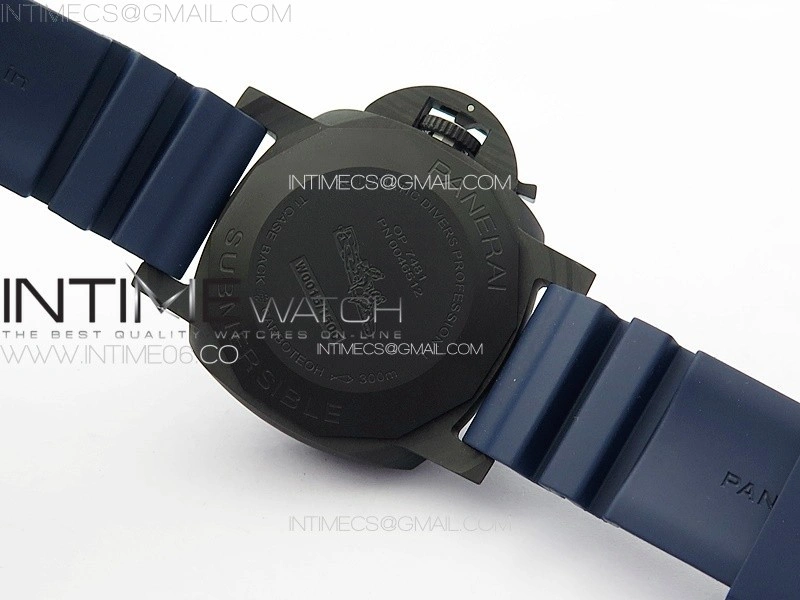 PAM1232 Carbotech 44mm VSF Best Edition Blue Dial Blue Markers on Blue Rubber Strap P.9010 Clone